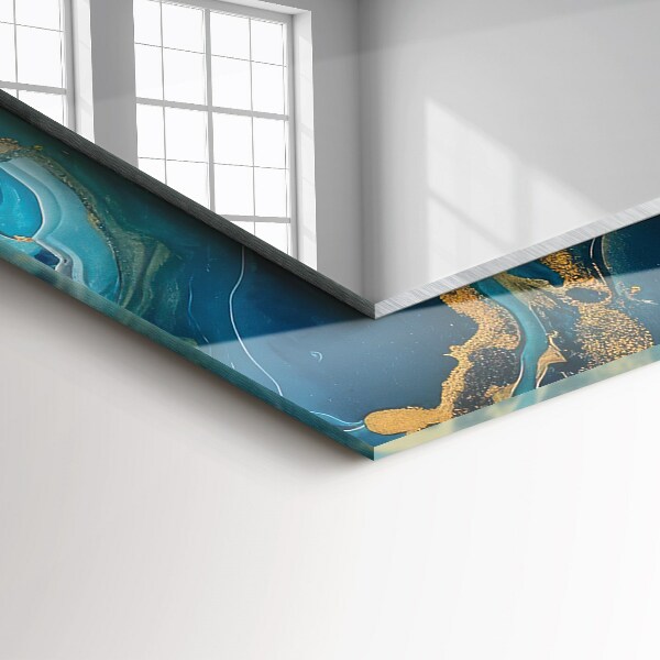 Oglinda perete decorativa Franjuri Astratta în marmură