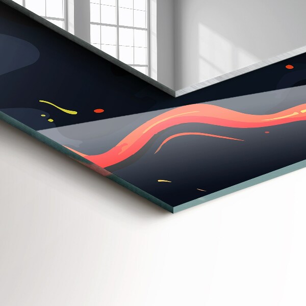 Decor oglinda Lavă vulcanică