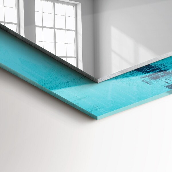 Oglinda perete decorativa Astrata artă albastră