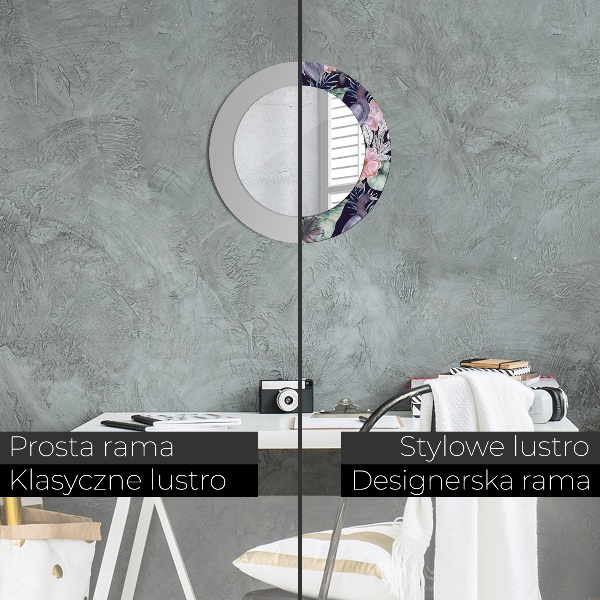 Decoratiuni perete cu oglinda Caps birds