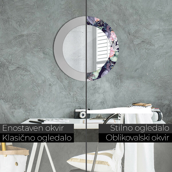 Decoratiuni perete cu oglinda Caps birds