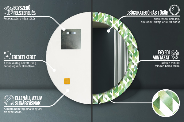 Decoratiuni perete cu oglinda Spini de hering