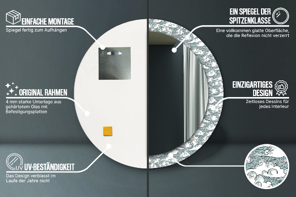 Decoratiuni perete cu oglinda Nori