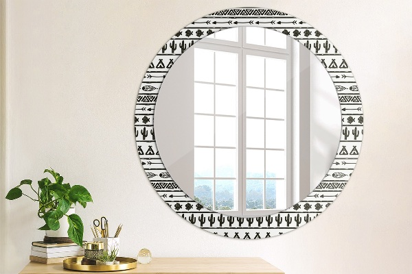 Decoratiuni perete cu oglinda Boho minimalist