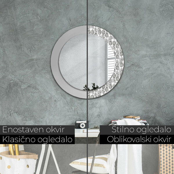 Decoratiuni perete cu oglinda Ananas