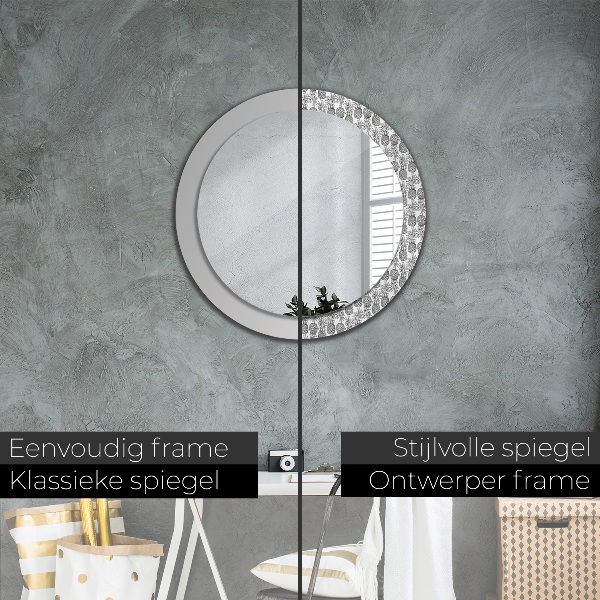 Decoratiuni perete cu oglinda Ananas