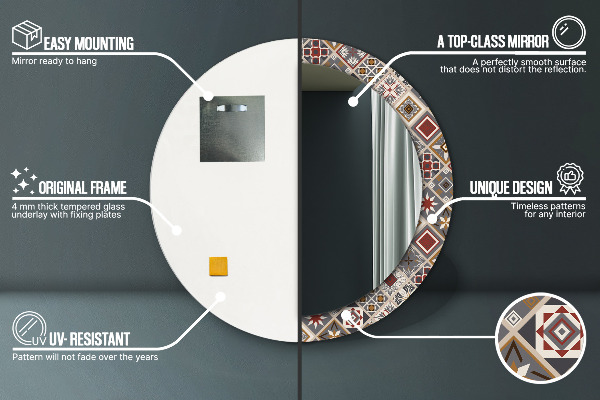 Decoratiuni perete cu oglinda Model turc