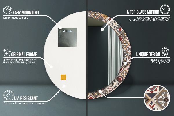 Decoratiuni perete cu oglinda Model turc