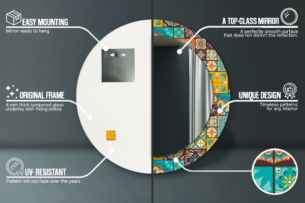 Decoratiuni perete cu oglinda Model arab