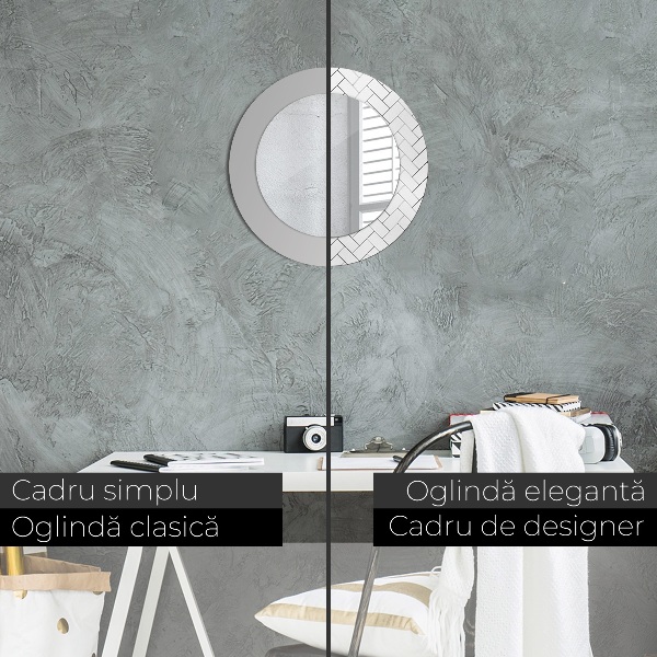 Decoratiuni perete cu oglinda Spini de hering