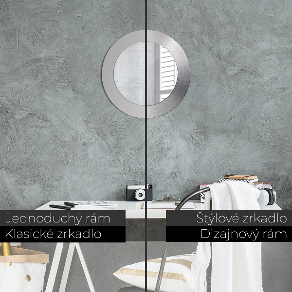 Decoratiuni perete cu oglinda Oțel strălucitor