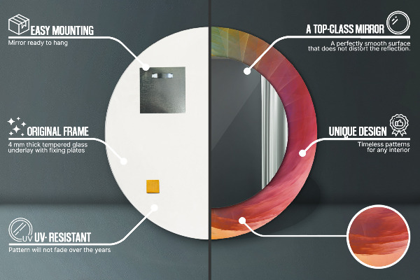 Decoratiuni perete cu oglinda Spirală hipnotică