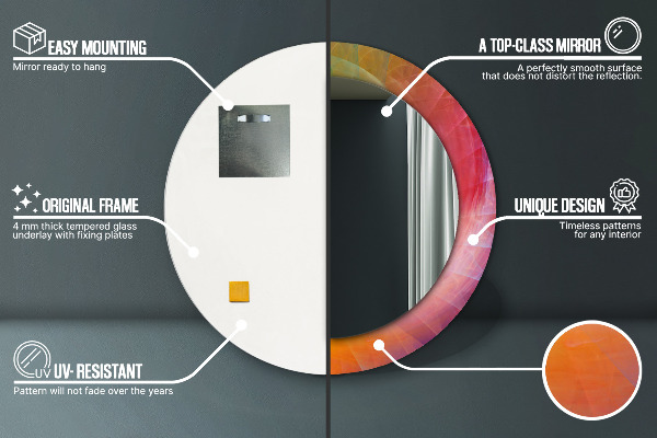 Decoratiuni perete cu oglinda Spirală hipnotică