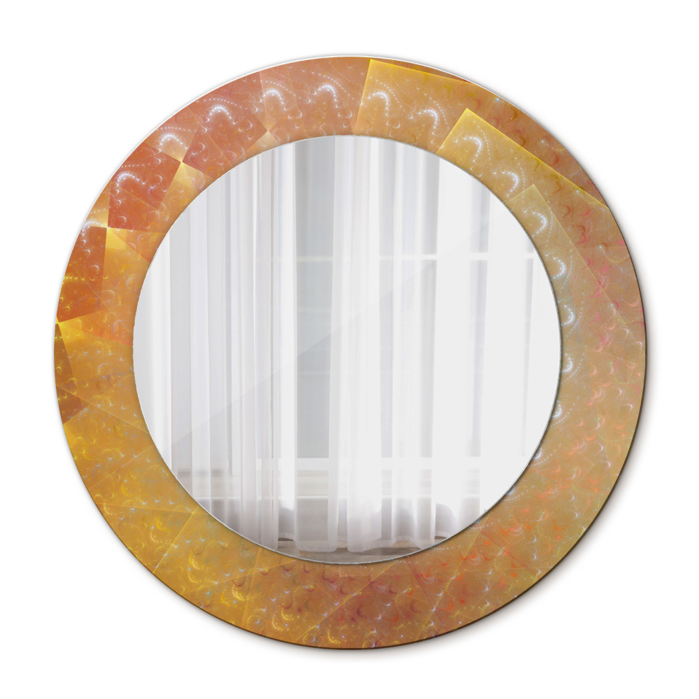 Decoratiuni perete cu oglinda Abstractizarea spirală