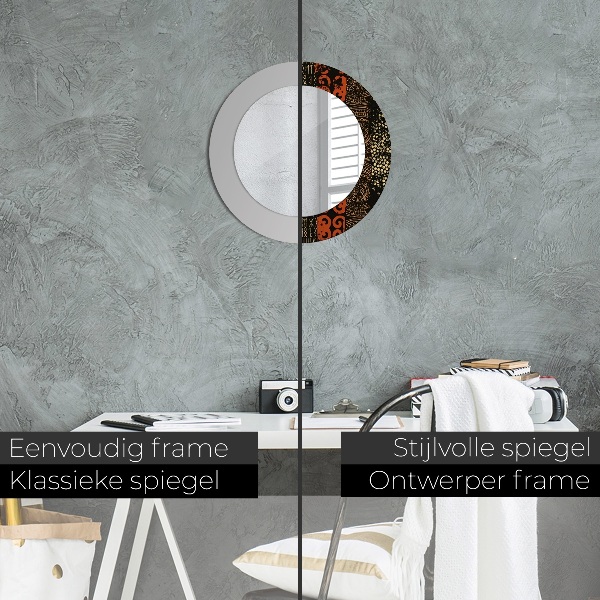 Decoratiuni perete cu oglinda Model abstract grunge