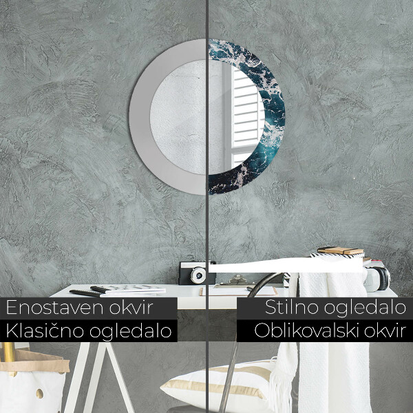 Decoratiuni perete cu oglinda Marea turbulentă