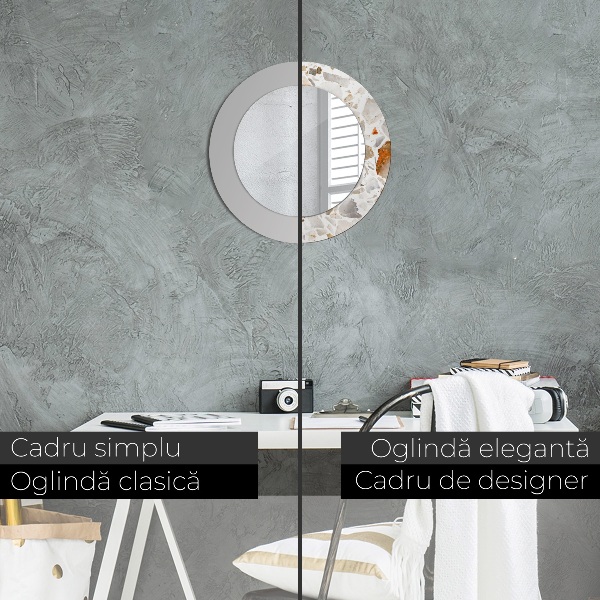 Decoratiuni perete cu oglinda Fundal lastric