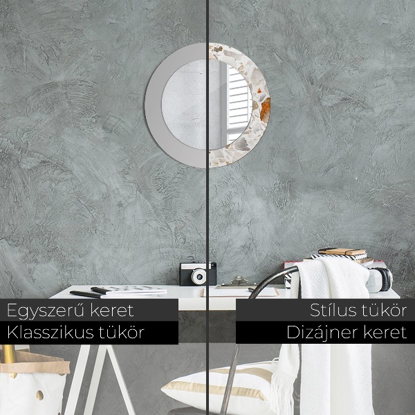 Decoratiuni perete cu oglinda Fundal lastric