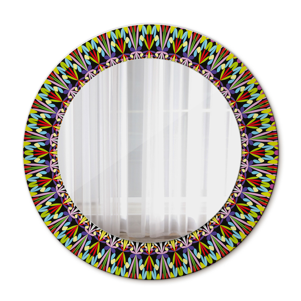 Decoratiuni perete cu oglinda Model de mandala psihedelică