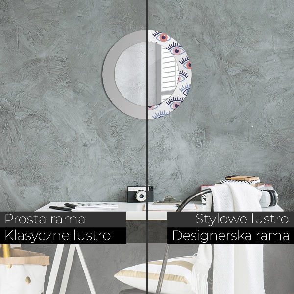 Decoratiuni perete cu oglinda Stilul ochilor moderni