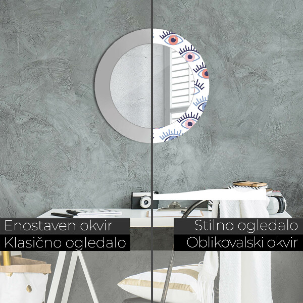 Decoratiuni perete cu oglinda Stilul ochilor moderni