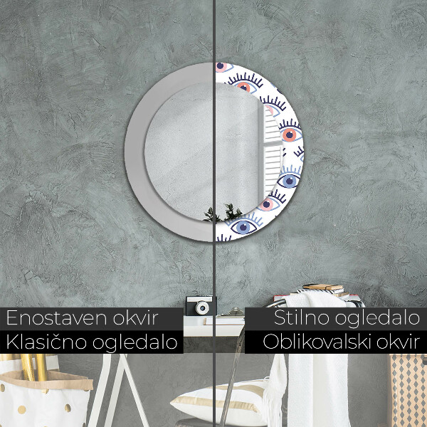 Decoratiuni perete cu oglinda Stilul ochilor moderni