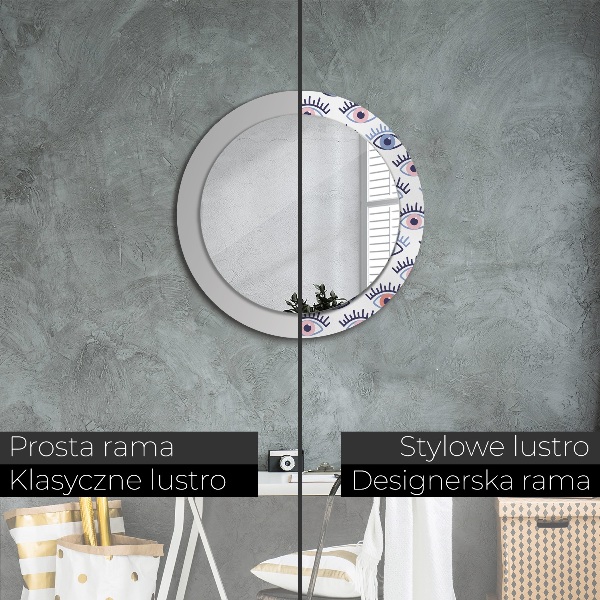Decoratiuni perete cu oglinda Stilul ochilor moderni