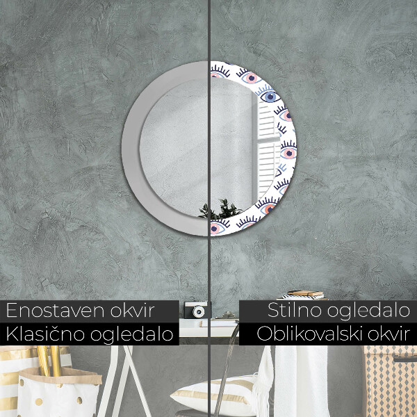 Decoratiuni perete cu oglinda Stilul ochilor moderni