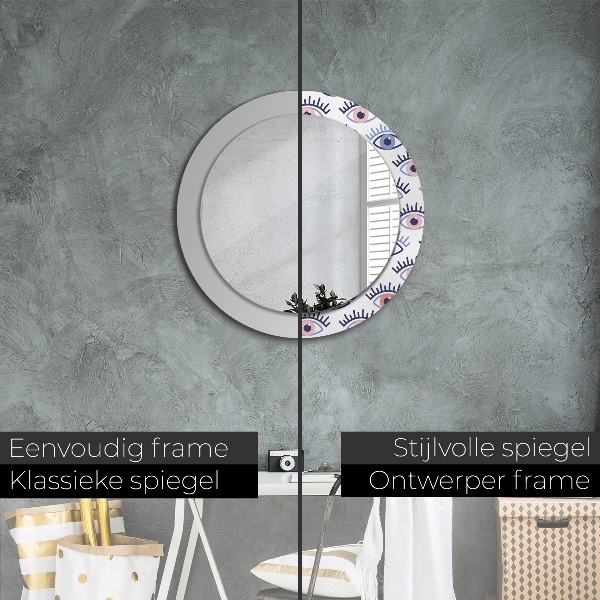 Decoratiuni perete cu oglinda Stilul ochilor moderni
