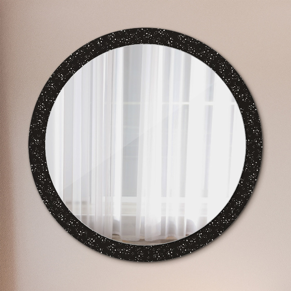 Oglinda cu decor rotunda Puncte haotice