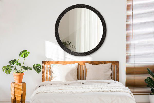 Oglinda cu decor rotunda Puncte haotice