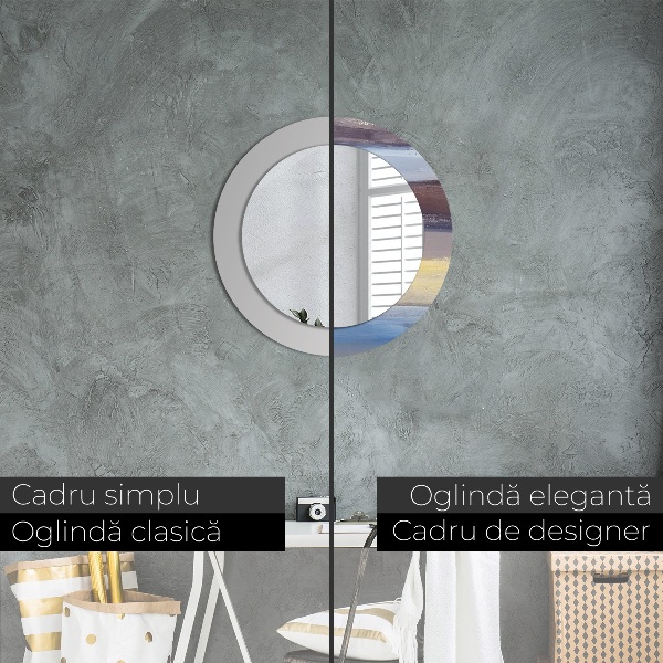Decoratiuni perete cu oglinda Imagine abstractă