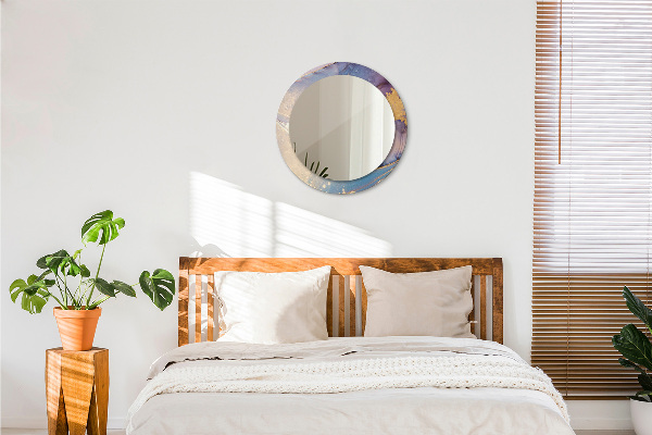 Decoratiuni perete cu oglinda Piatră de marmură