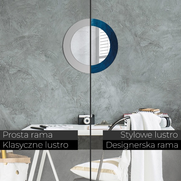 Oglinda rotunda imprimata Artă abstractă