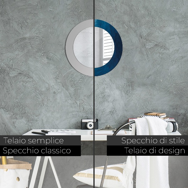 Oglinda rotunda imprimata Artă abstractă