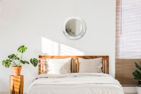 Decoratiuni perete cu oglinda Marmură albă