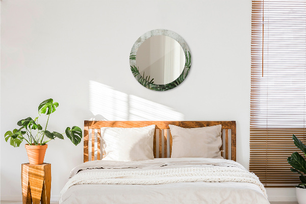 Decoratiuni perete cu oglinda Frunze de ferigă