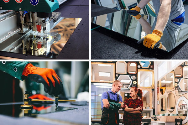 Oglinda rotunda cu iluminare fi 80 cm