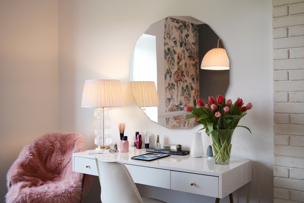 Oglindă poligonală adăugare modernă 100x100 cm