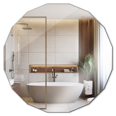 Oglindă geometrică cu formă originală 50x50 cm