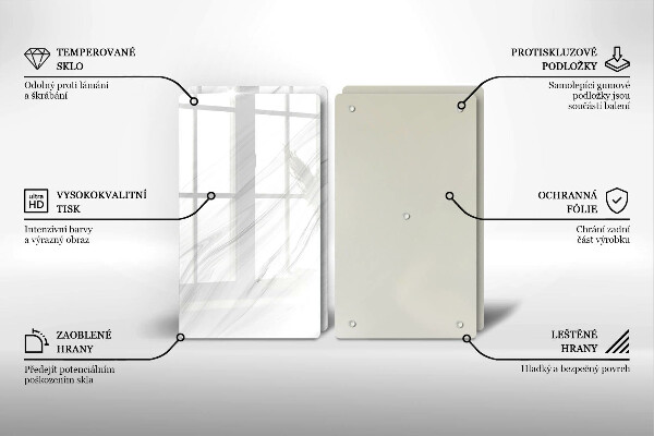 Placă sticla protectie aragaz Marmură delicată