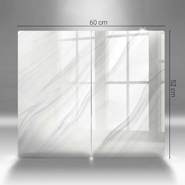 Placă sticla protectie aragaz Marmură delicată