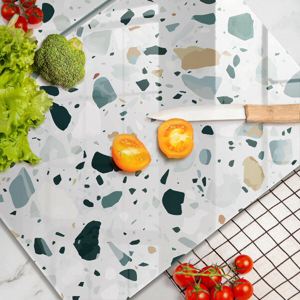 Placă din sticla protectie perete Gresie usoara