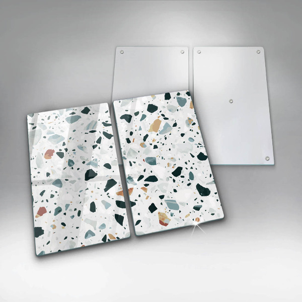 Placă din sticla protectie perete Gresie usoara