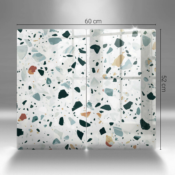 Placă din sticla protectie perete Gresie usoara