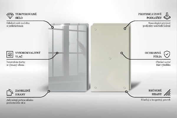 Placa din sticla protectie perete bucatarie Culoare gri