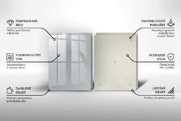 Placa din sticla protectie perete bucatarie Culoare gri