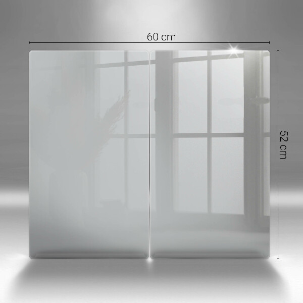 Placa din sticla protectie perete bucatarie Culoare gri