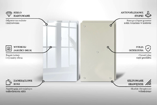 Placa din sticla protectie perete bucatarie Culoare alba