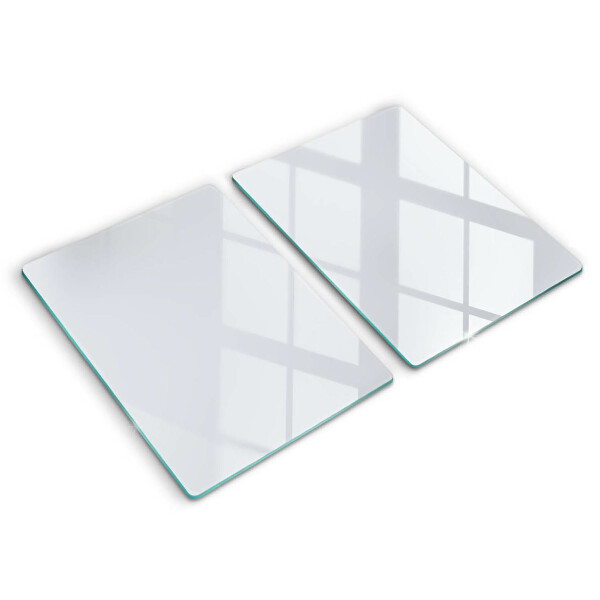 Placa din sticla protectie perete bucatarie Culoare alba